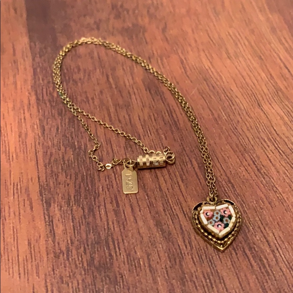 Handmade Vintage Heart Necklace